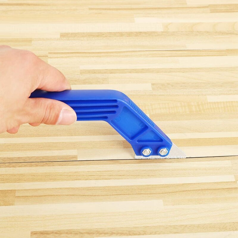 3 Pcs Grout Scraping Rake Tool Tile Rake Silicone Caulking Tool Kit with 12 Blade for Bathroom Kitchen Room Floor Corner