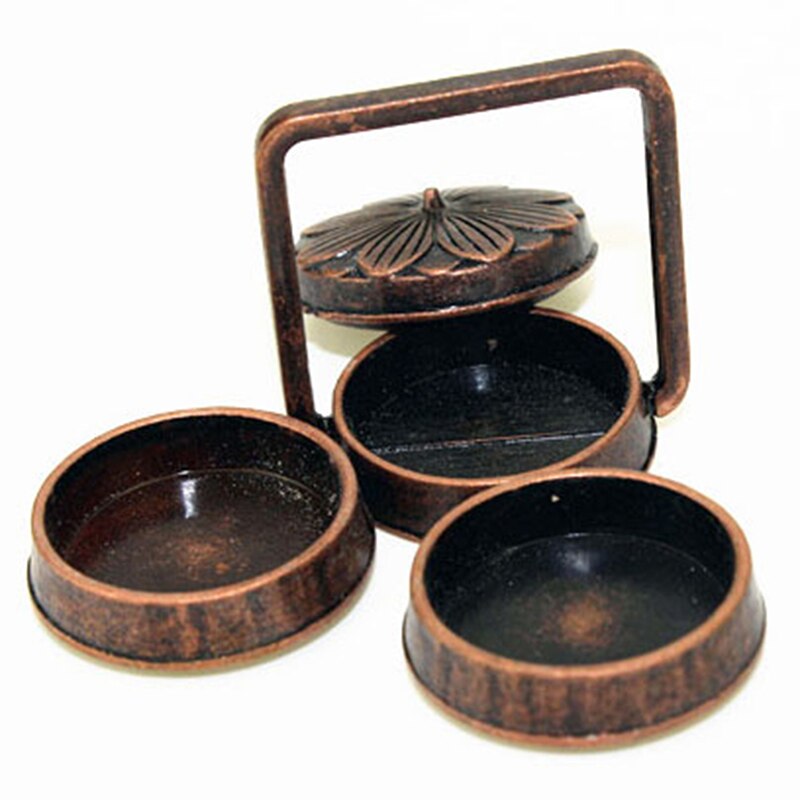 1:12 cesta de arroz miniatura Retro casa de muñecas accesorios DIY para muñecas decoración de la casa