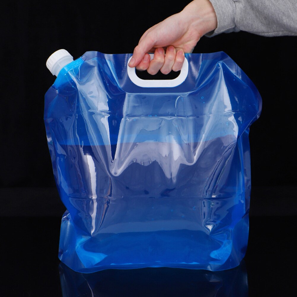 PE Foldable Water Storage Container Practical Multi-functional Classic Durable Outdoor Picnic Camping Hiking Water Bags