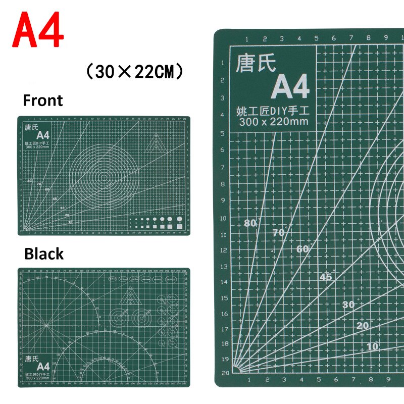 A5 A4 A3 Leather Craft Cutting Mat Board Engraving Soft Pad Hand Writing Plank, 3mm Thickness Inch Size Cutting Mat Punch Sewing