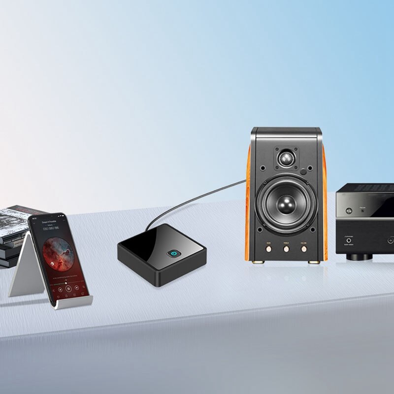 -Aptx Hd Lage Latency Bluetooth 5.0 Audio Zender Ontvanger Muziek Twee In Een Bluetooth Draadloze Audio 3.5Mm audio Jack