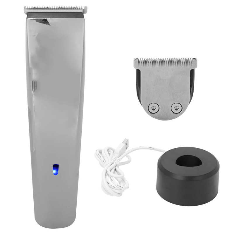 Draagbare Wenkbrauw Trimmer Professionele Oplaadbare Elektrische Tondeuse Tondeuse Snijmachine Styling Tool Wenkbrauw: Zilver