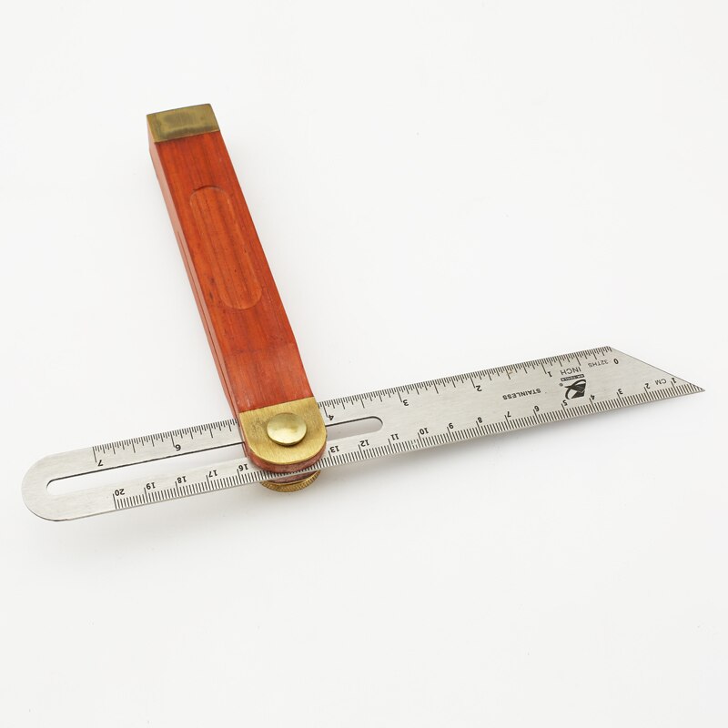 Sliding Portractor Craftsman Sliding T Bevel Square Gauge Protractor Angle Transfer Tool With Wooden handle For Accurate Angles