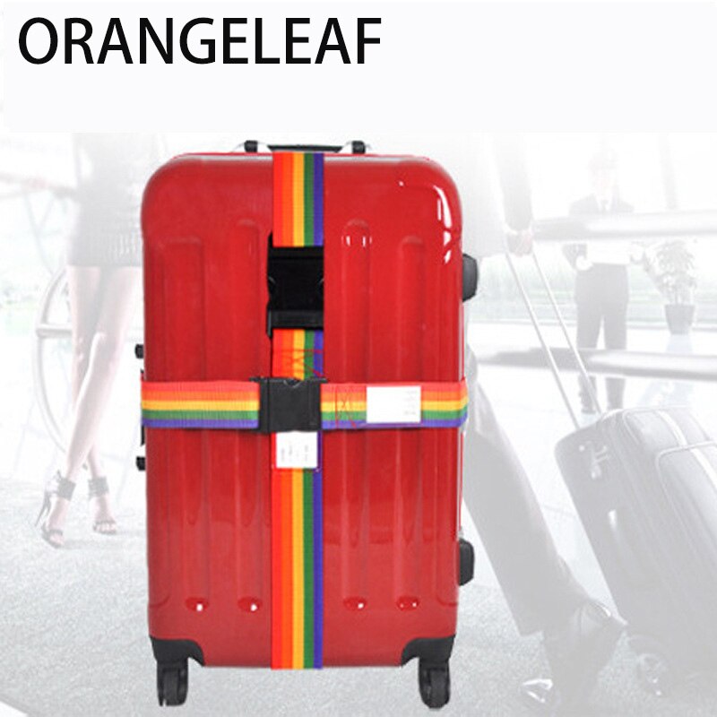 Cinto de viagem ajustável para mala, acessórios de viagem de 200cm de comprimento e fivela com senha de nylon