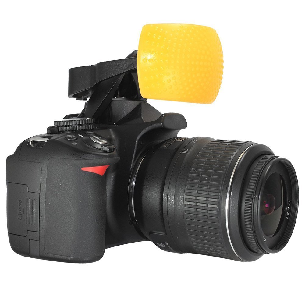 Cubierta de difusor de rebote de Flash DSLR SLR 3 en 1, conjunto de filtro de difusor Universal de 3 colores para Flashes de cámara DSLR Pop-Up, novedad