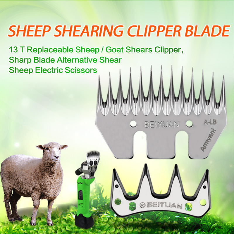 13 Tand Geit Schapen Scheren Clipper Blade Kam Cutter Blade Voor Schapen Wol Farm Animal Vee Vee Schapen Apparatuur
