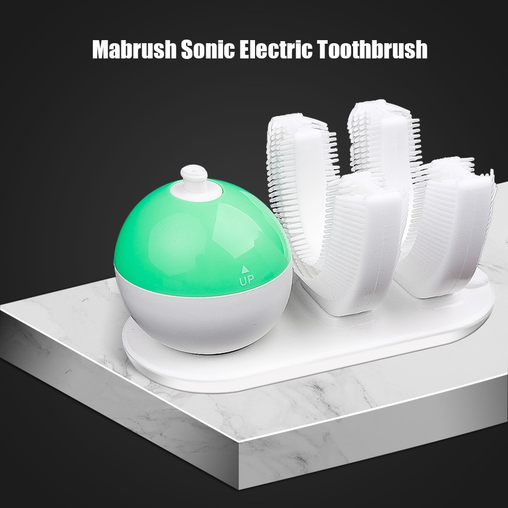 360 Graden Sonic Elektrische Tandenborstel Upgrade Generatie Blauw Licht Intelligente Geheugen Tandenborstel Inductieve Opladen U Type