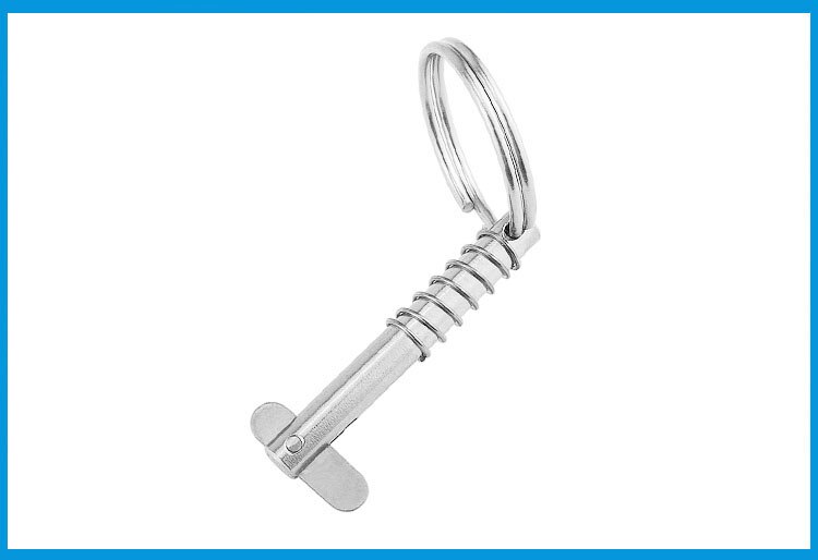 4 STUKS 6.3mm Marine Grade 316 Roestvrij Staal Quick Release Pin voor Boot Bimini Top Dek Scharnier Marine hardware boot