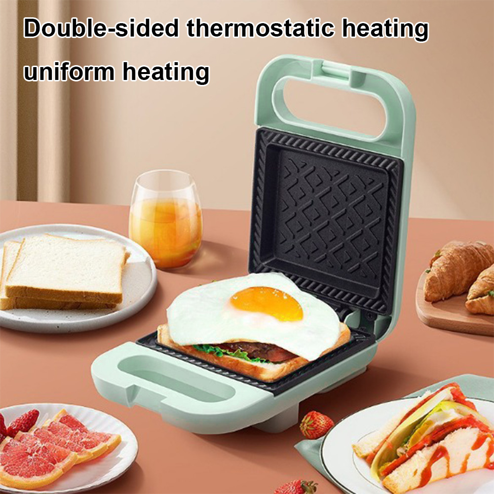 Elektrische Sandwich Maker Broodpers met Antiaanbaklaag Ei Omelet Pan Lichte Voedsel Making Machine voor Vlees Rundvlees Omelet