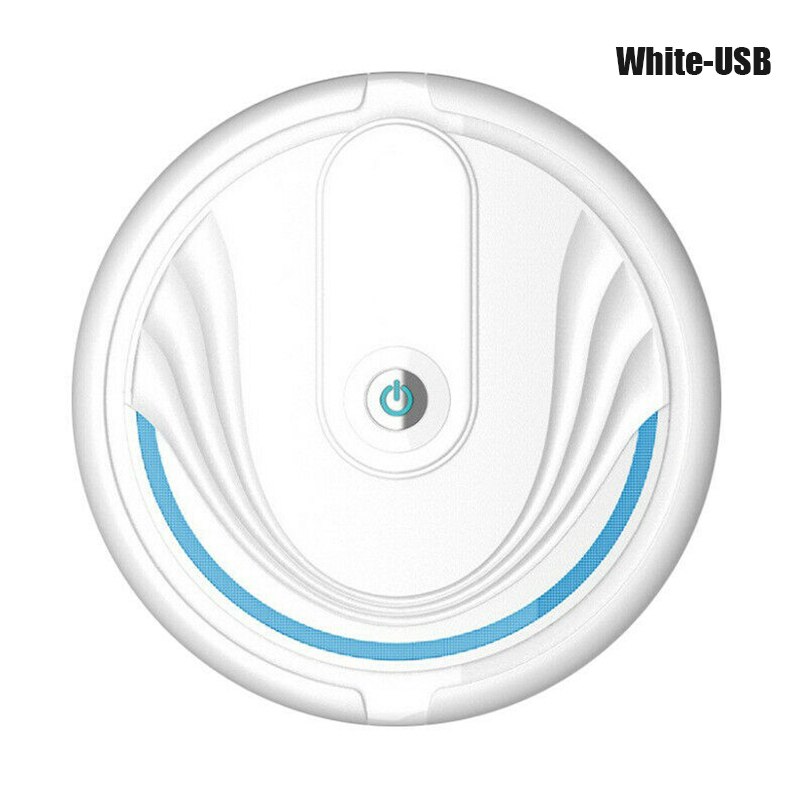 Robot aspirador inteligente D1, limpieza de suelo automática, barrido doméstico: white-usb