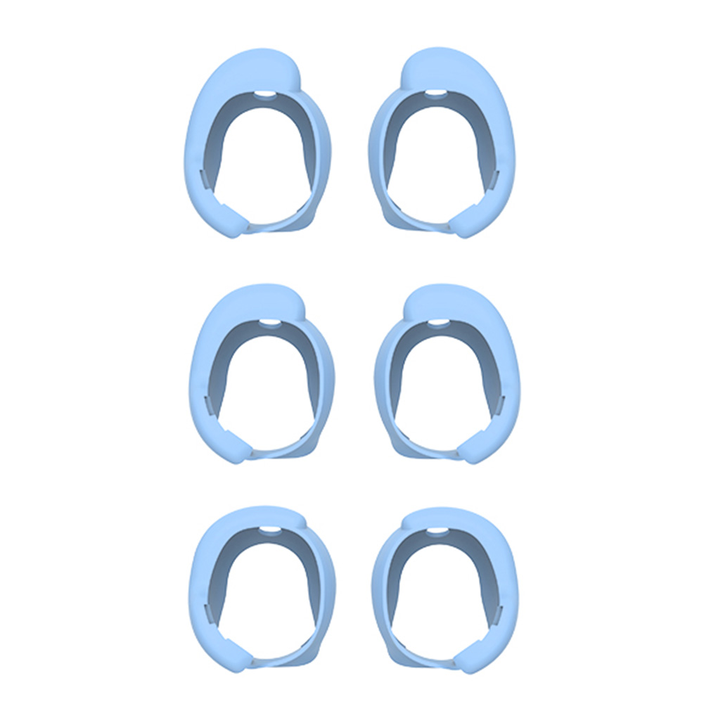 3 paires d'embouts d'oreille en Silicone, couvre-embouts antidérapants, accessoires réutilisables et lavables pour écouteurs Bose QuietComfort Ultra: Bleu