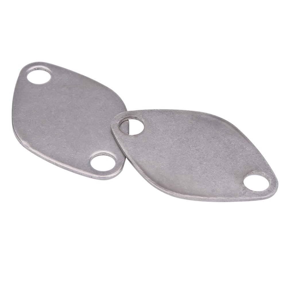 kit piastra di chiusura valvola EGR 2 pezzi per RENAULT ESPACE LAGUNA maestro TRAFIC VAUXHALL MOVANO acciaio inossidabile