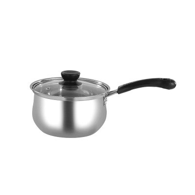 304 rustfritt stål gryte suppe gryte meieri gryte og nudler bløtlegging i sovesal kjøkken melk pottemaker kjøkken verktøy: B / 20cm