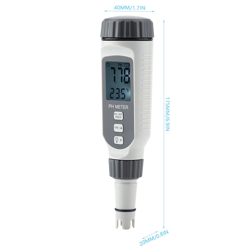LCD display 0.00-14.00ph PH Meter Portable Water Tester Acidimeter PH818 intellectual precise measurement apparatus