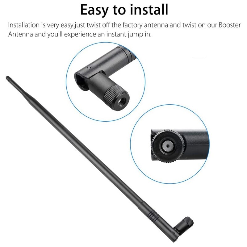 10Dbi Wifi Bluetooth Antenna 2.4Ghz High Gain Omnidirectional Antenna For Router Network Equipment Camera
