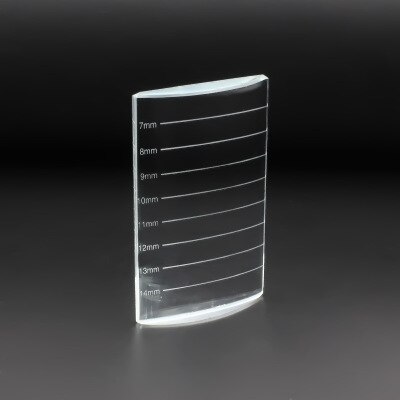 Transparante Wimper Extension Crystal Lijm Holder Pallet Keramische Valse Lash Tegel Wimper Stand Make-Up Tool