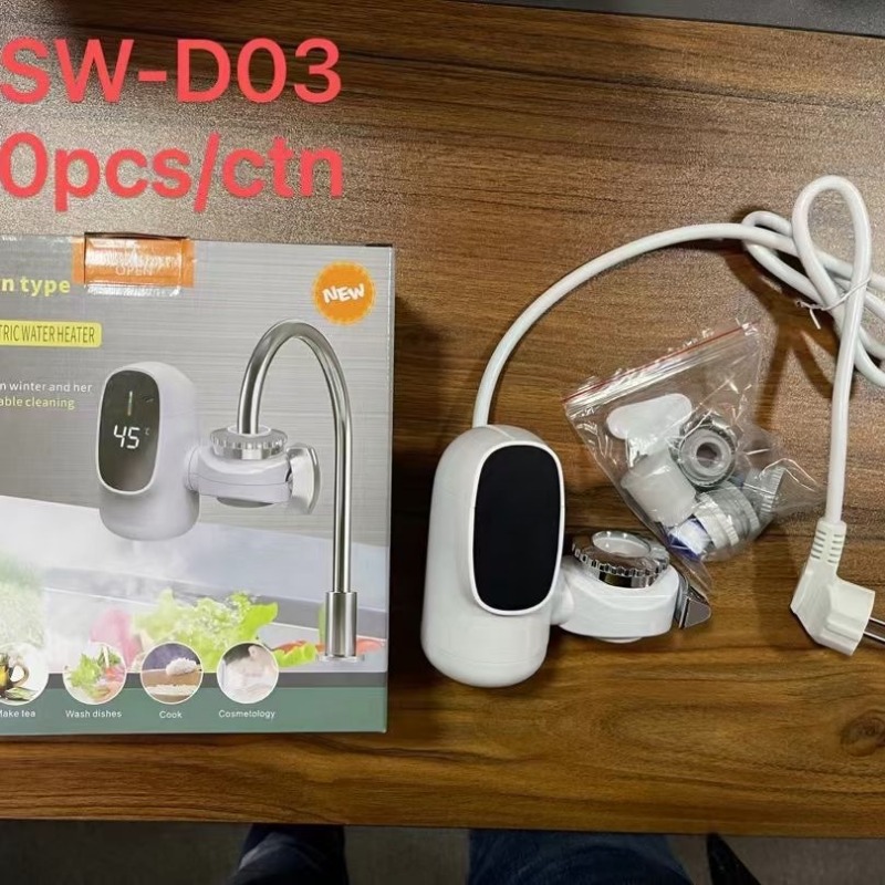 Instant elektrische warmwaterboiler keukenkraan adapter snelle verwarming kraan digitaal display boiler badkameraccessoires