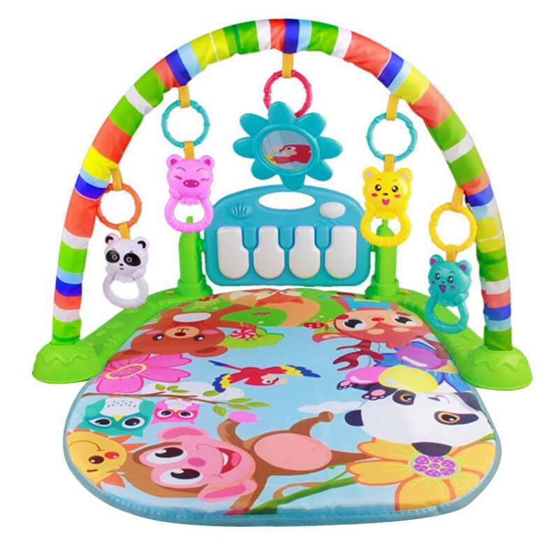 Baby speel muziekmat tapijt speelgoed kind kruipspel met piano toetsenbord babykleed vroege educatie rek speelgoed