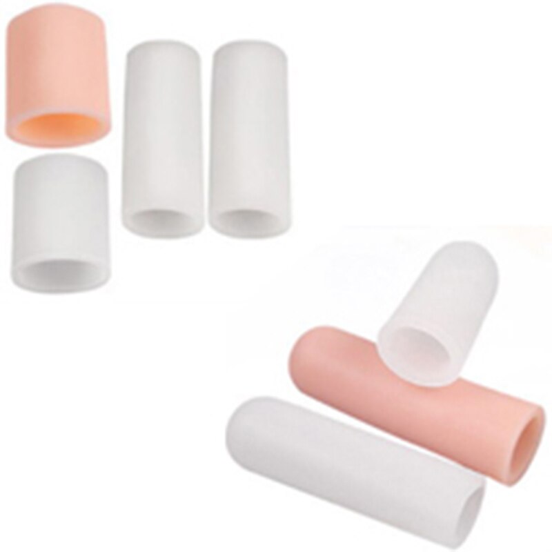 5 st silikongel tub bandage finger tåskyddare fot smärtlindring fotvård