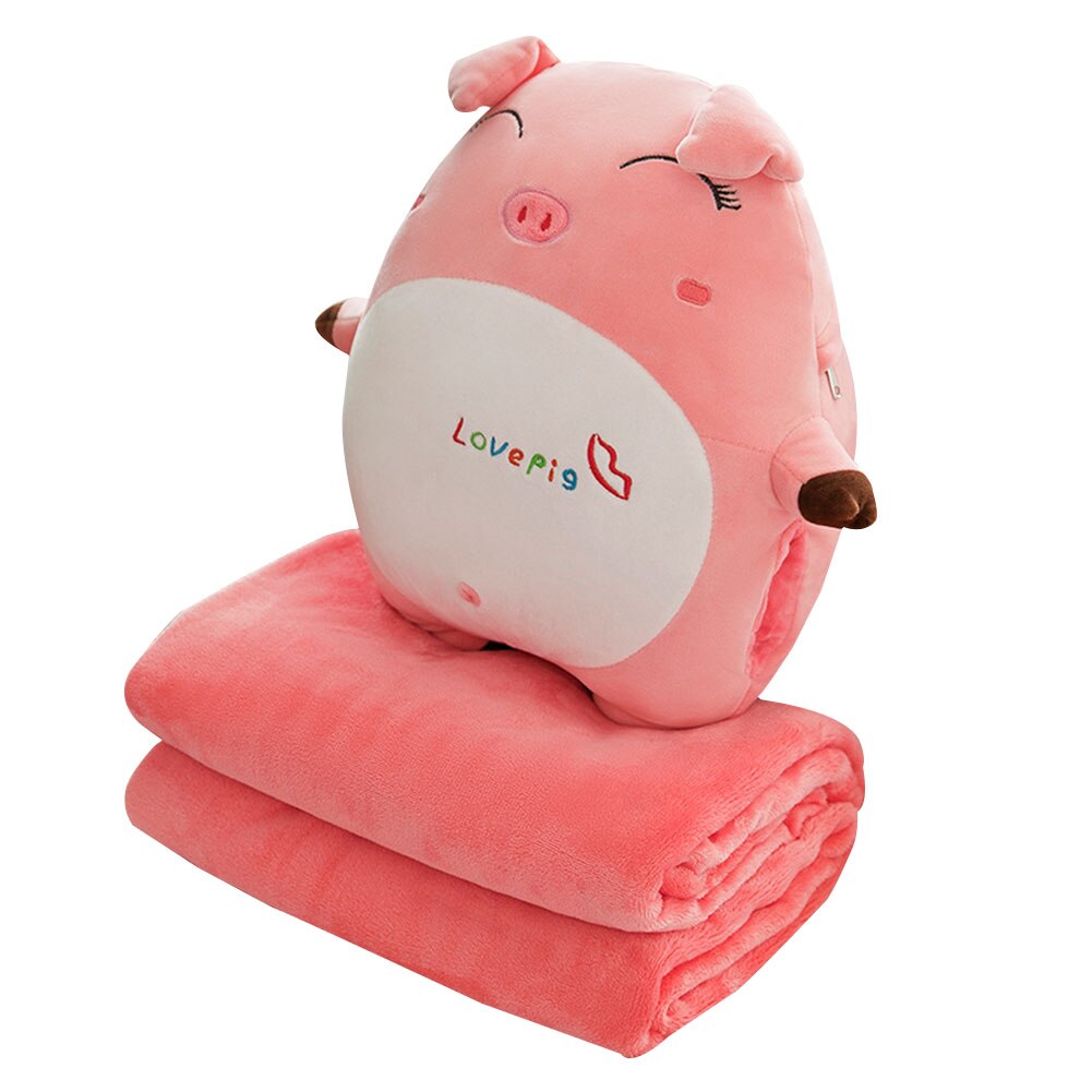 Multi-Funzione Sveglia porcellino Peluche Cuscino Scaldino Della Mano con aria Condizionata Coperta DC112: Blink