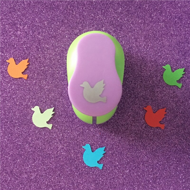 Free Ship 1 inch pigeon shaped EVA foam hole punch bird paper cutter for card handmade DIY scrapbook dove craft punch machine