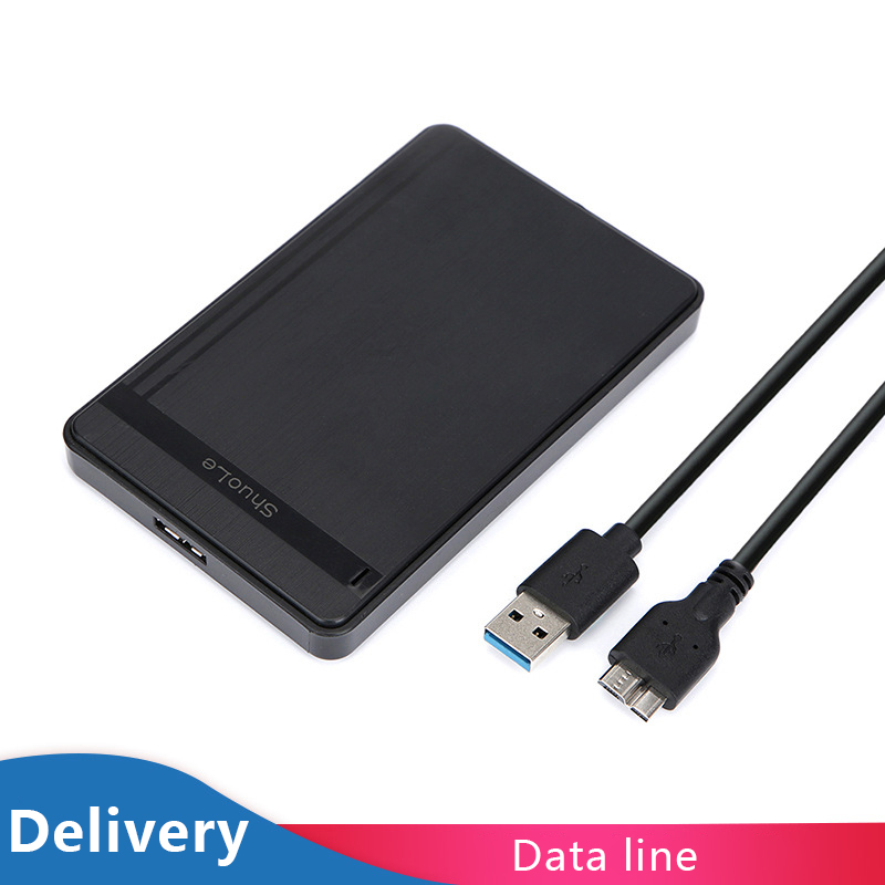 UTHAI T22 2,5" SATA zu USB3.0 HDD-Gehäbenutzen Handy, Mobiltelefon Festplattenhüllen für SSD Externer Speicher HDD-Kasten mit USB3.0/2.0-Kabel ABS: Blau