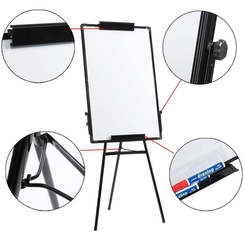 Trépied pour tableau blanc, support pour écriture, bureau, enseignement, pratique, dessin, tableau blanc, effacement à sec, tableau de messages, HWC
