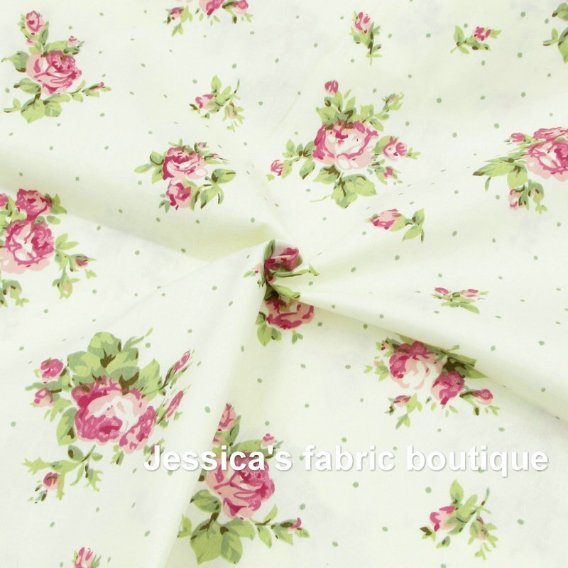 Tecido de algodão de malha de flor para colchas de retalhos almofadas almofadas toalha de mesa telas retalhos tilda tessuto