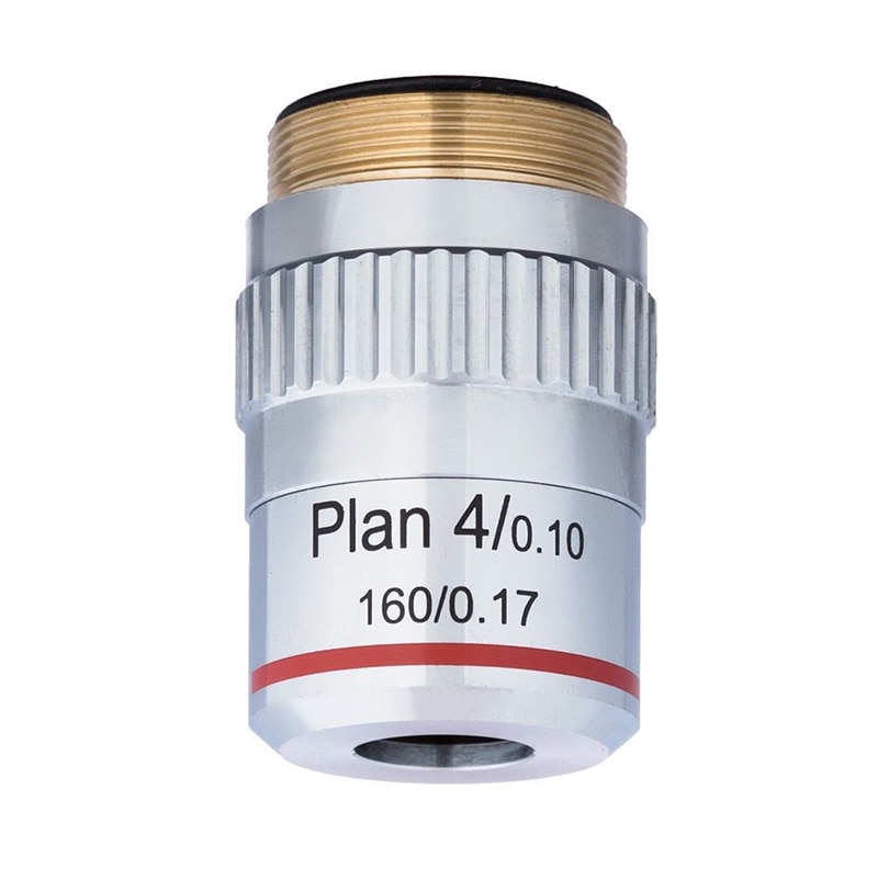 4X DIN-standard Plan Achromatic Microscope Objective Lens Biological Microscope Accessories Parts