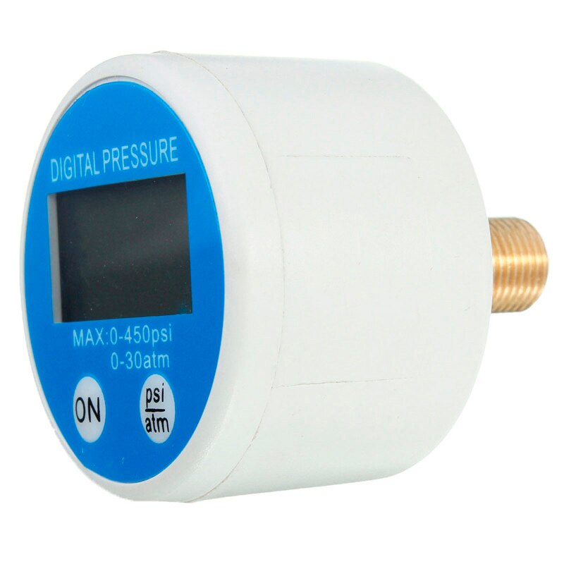 0-450psi 0-30atm 40mm Digitale Manometer Batterie-angetrieben USB RS232