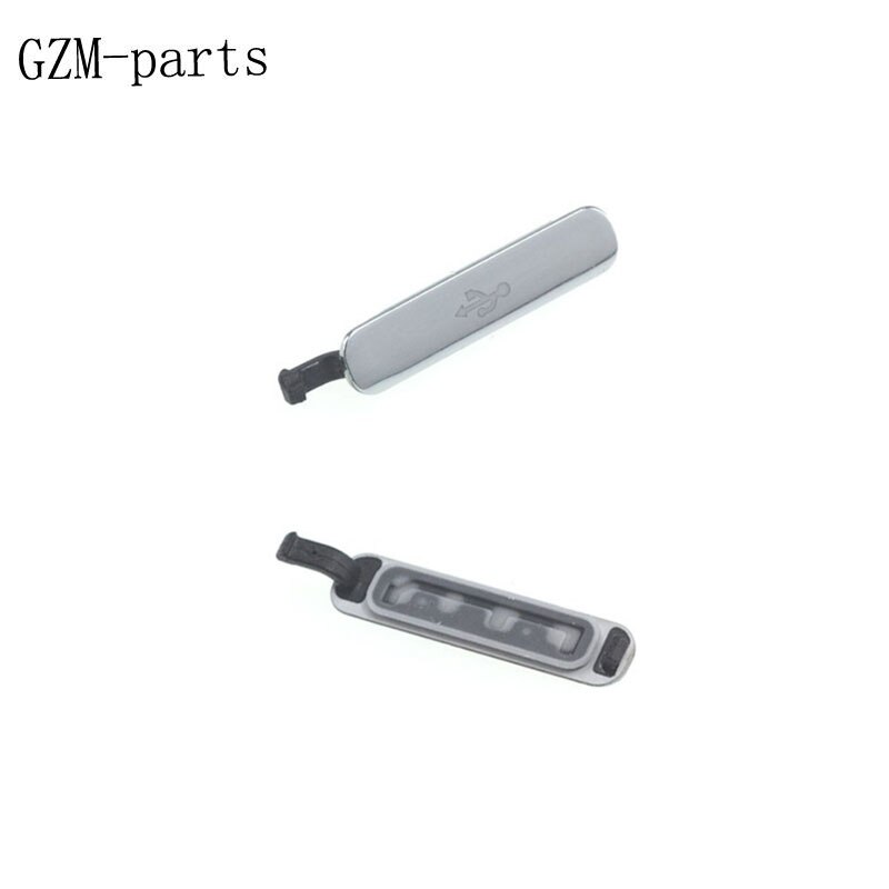 GZM-piezas de accesorios para teléfono móvil, enchufe de puerto de carga para Samsung Galaxy S5, tapa de puerto USB, tapón de polvo de