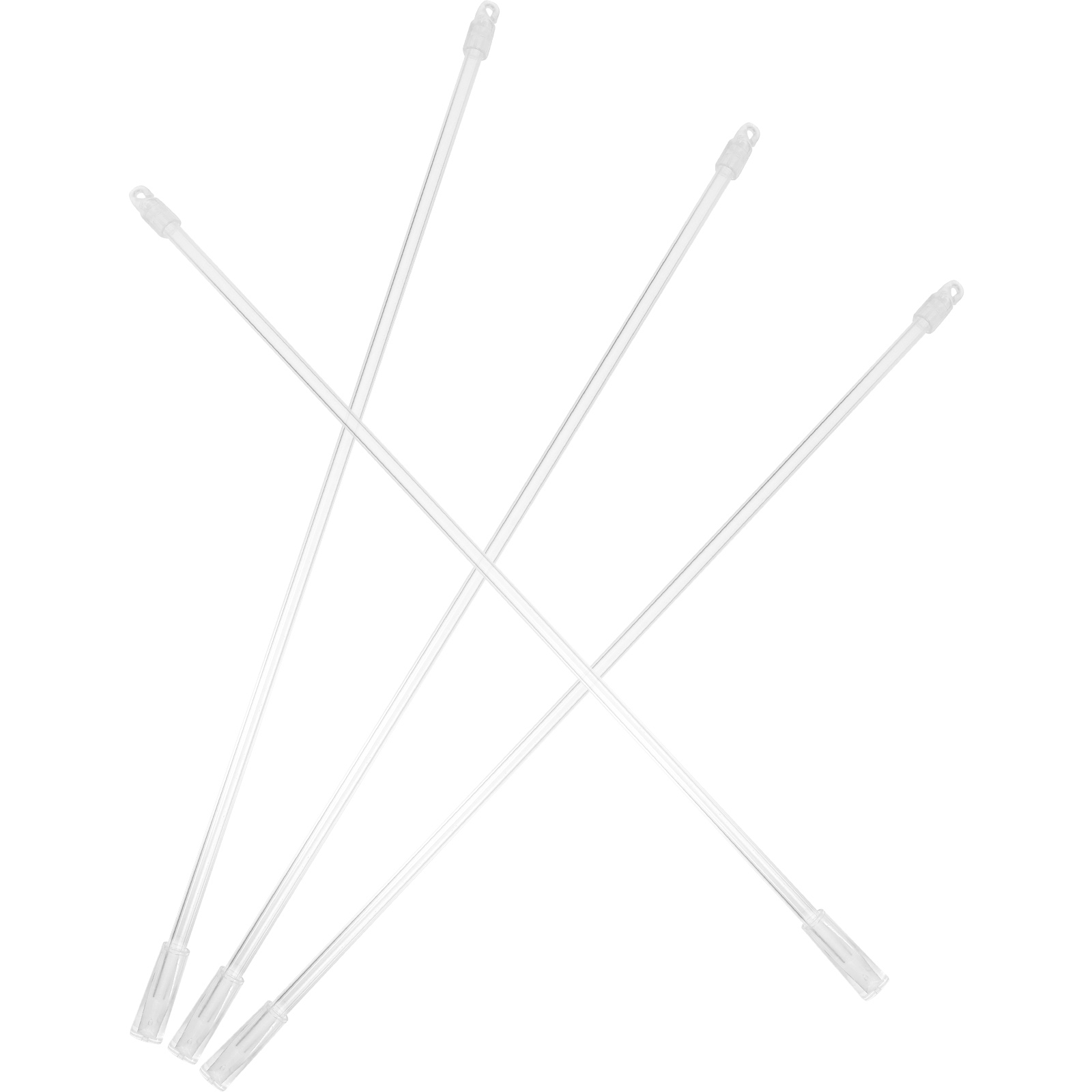 4 Sets Blind Rod Rotating Hook Handle Transparent Accessories Curtain Vertical Window Blind Tilt Replacement Window: Default Title