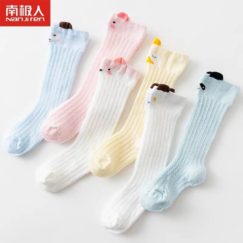 3 stks/set Unisex Mooie Leuke Fox Kids baby Sokken Knie Meisje Jongen Baby Peuter Sokken dier baby Zacht Katoen sokken 0-3 Y