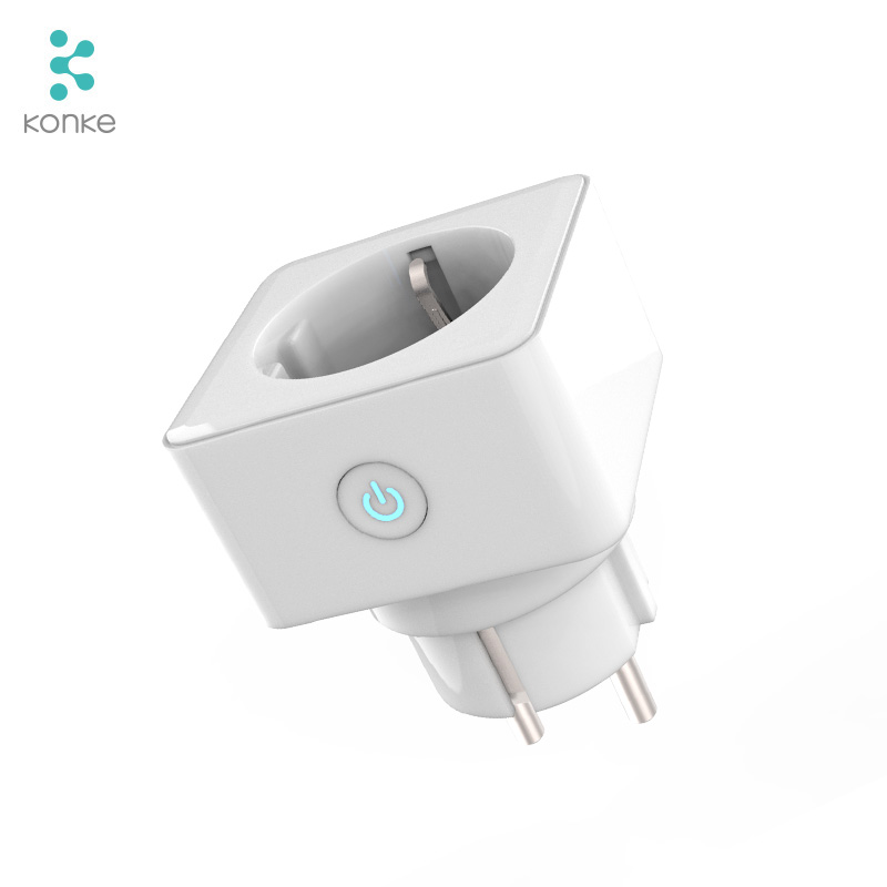 Konke smart home kit menneskekropssensor bevægelsestemperatur luftfugtighed dørvinduesensor gasrøgdetektor zigbee: Eu-sokkel-wifi