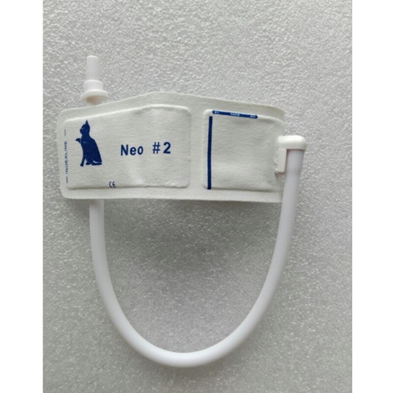 Veterinær blodtryksmanchet til patientmonitor alle størrelse elefanthest hund kat og mus til små dyr med enkelt rør: Neo  no2