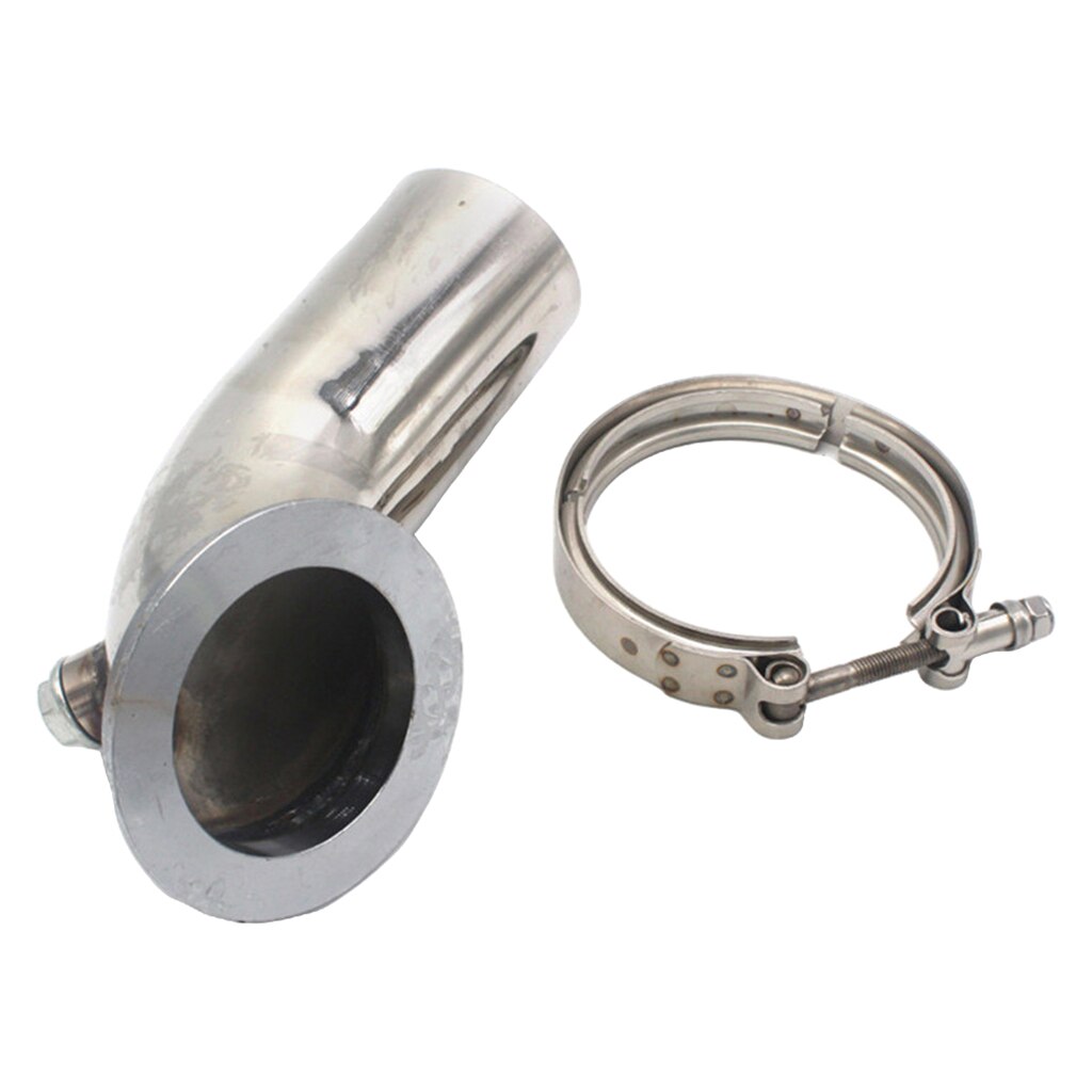 Turbo Exhaust Downpipe Elbow 90 Degree &amp; Hy35 HX He351 V-band Flange Clamp