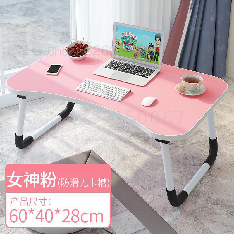 Cama de dormitorio mesa de escritorio plegable portátil hacer mesas perezosas universidad estudiantes dormitorio artefacto pequeña mesa: Model 3