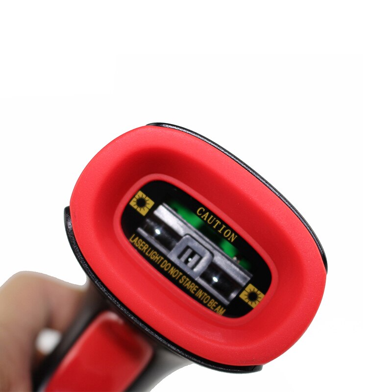 Bluetooth Barcode Scanner Red Light CCD Bar Code Scanner for IOS Android Windows