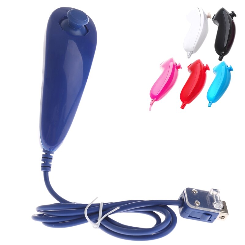 Mando a distancia Nunchuck Nunchuk para consola Nintendo Wii, en 6 colores