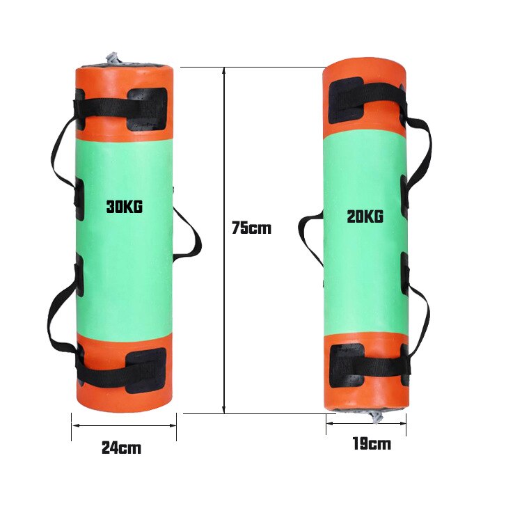 RUIXIZE 20/30KG Water Power Bag Body Building Fitness Aqua Bags Weightlifting Gym Home Sports Crossfit Heavy Duty