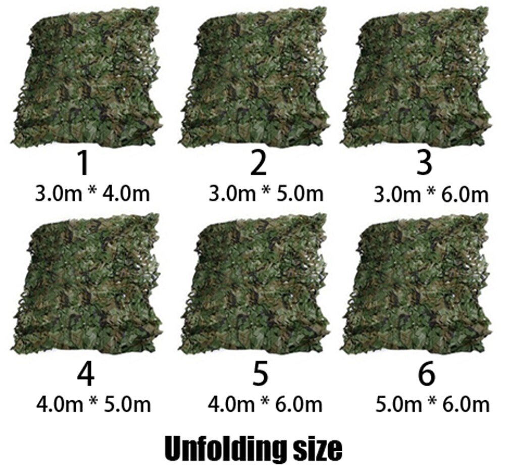 Camping Camo Net Woodland Camouflage Netting Army Camo Net Camp Car Cover Nets Outdoor Camping Shelter outdoor accessiores