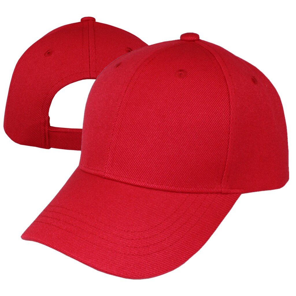 Gorra de béisbol Lisa ajustable Unisex, sombrero clásico de 6 paneles, ropa deportiva para exteriores, 10 colores