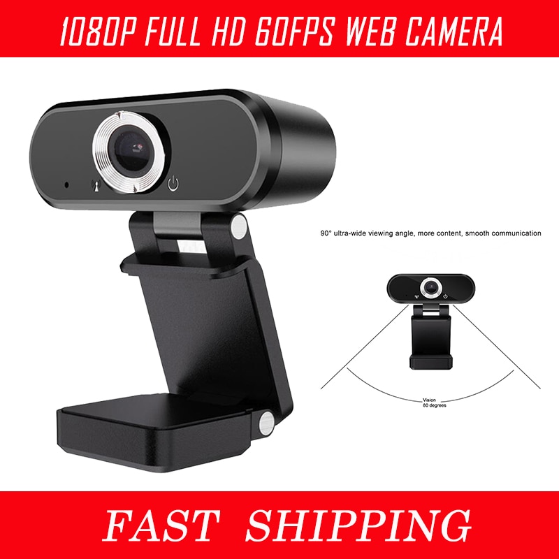 Auto Focus Web Camera HD Webcam 1080p 60fps Webcamera For Pc Autofocus 4k Web Camera With Microphone Infrared Usb Webcam 1080P