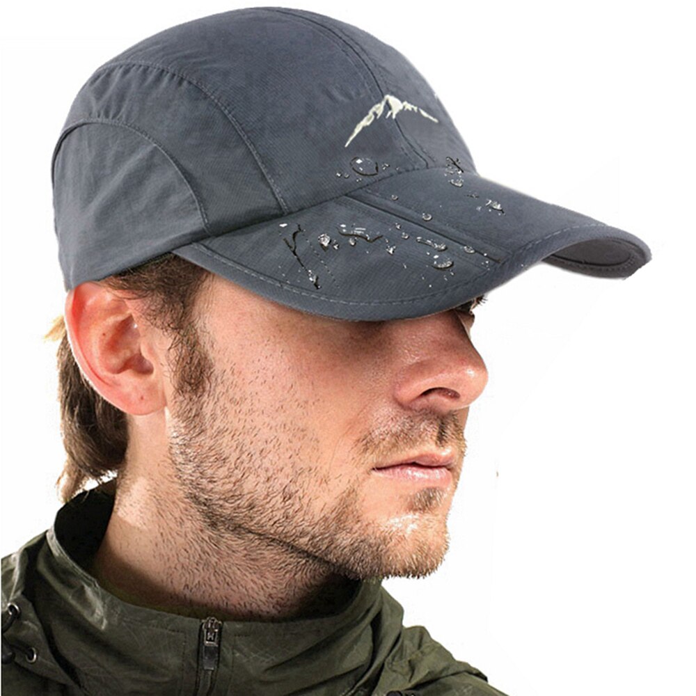 Lente Zomer Outdoor Sport Baseball Cap Sneldrogend Hoed Unisex Waterdichte Ademende Cap Opvouwbare Fietsen Hoed Bescherming Zon