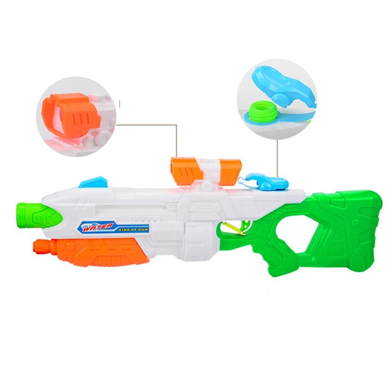 Pull-Out Children'S Water Jet Toy Summer Beach Paddling High-Pressure Pump Plastic Spray Toy