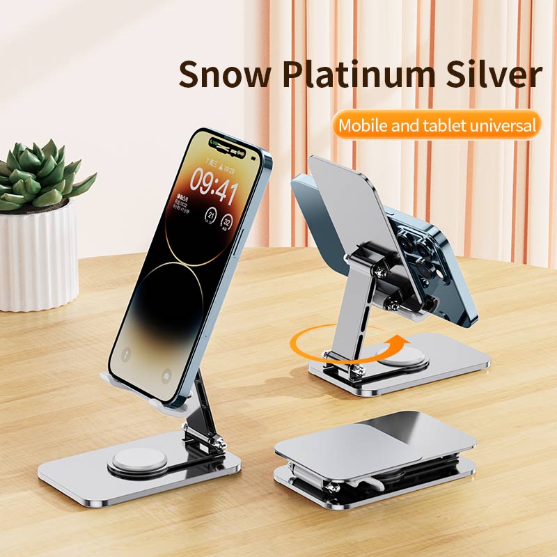 Universal Aluminum Alloy Portable Tablet Holder For iPad Adjustable Flexible Folding Lazy Desktop Live Mobile Phone Stand Mount