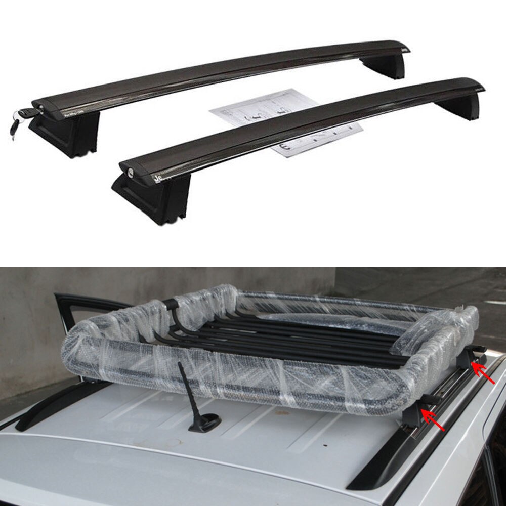 For JEEP Grand Cherokee roof bar car special aluminum alloy belt lock Led lamp Roof luggage WK2 SRT-8 STEEL RAILS