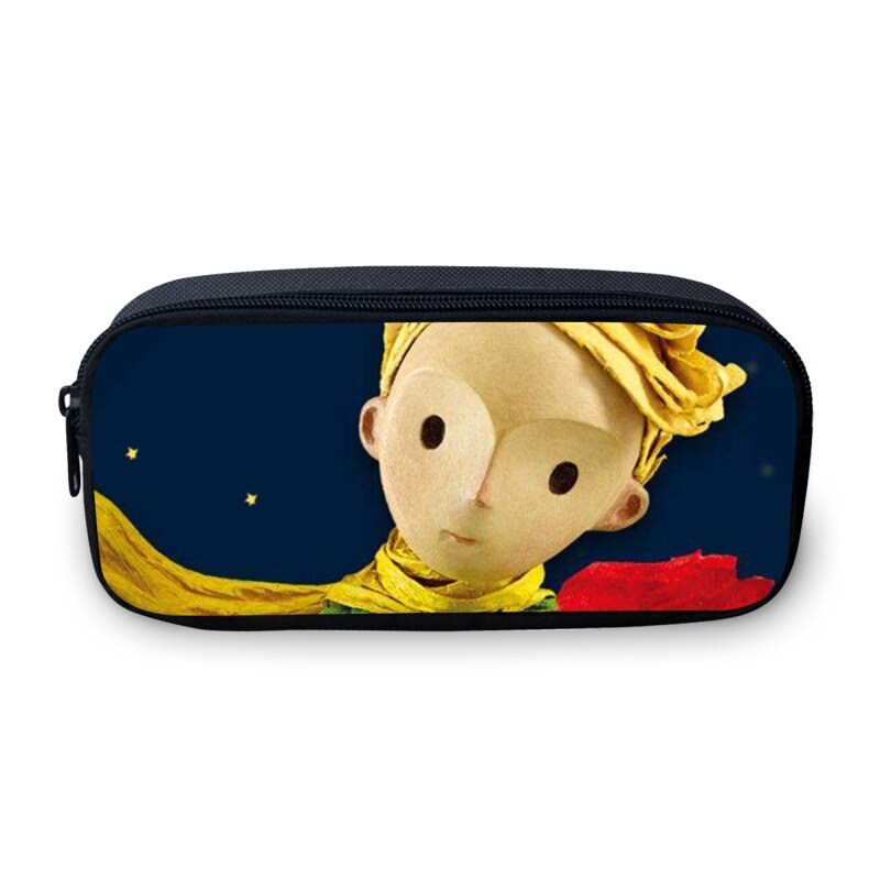 VEEVANV The Little Prince Printing Girls Pencil Case Children School Coin Purse Change Bag Travel Makeup Case Organizer Wallets: Army Green