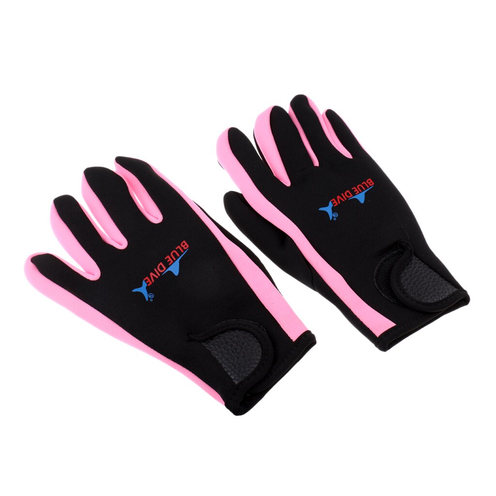 MagiDeal 1.5mm néoprène combinaison gants plongée sous-marine équipement de plongée en apnée anti-rayures antidérapant garder au cinq doigts gants
