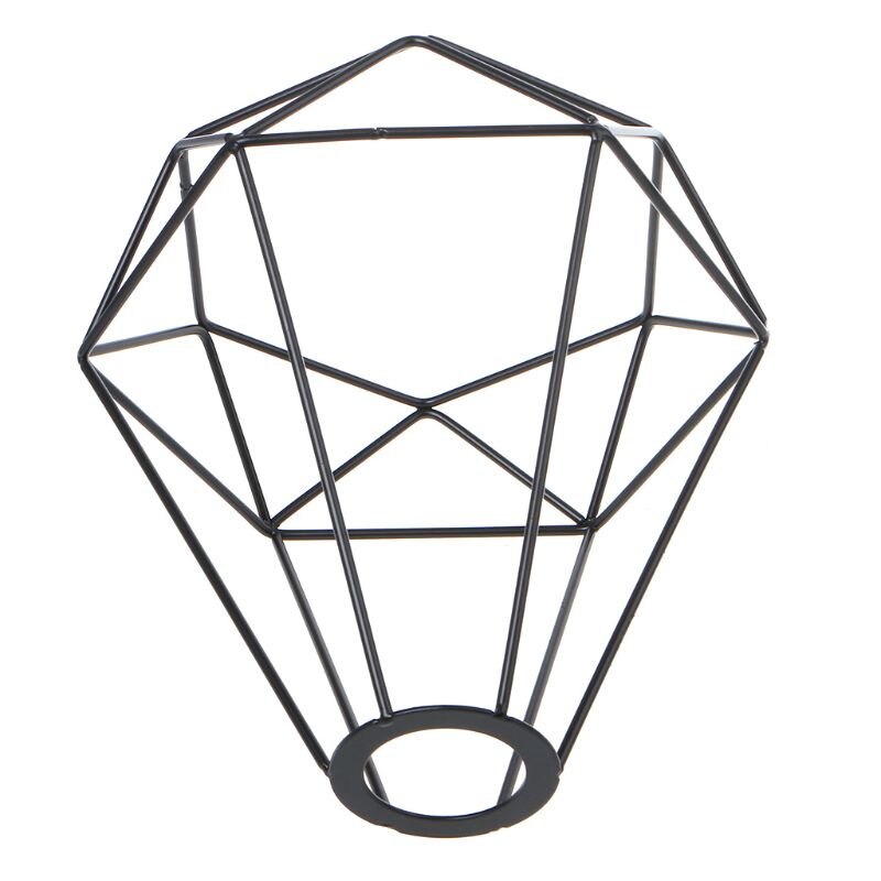 Lámpara colgante decoración industrial jaula de alambre estilo Retro jaula de pájaros estilo techo Metal fácil ajuste para el hogar
